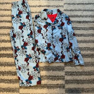 Marvel Blue Pajama Set with Floral Print